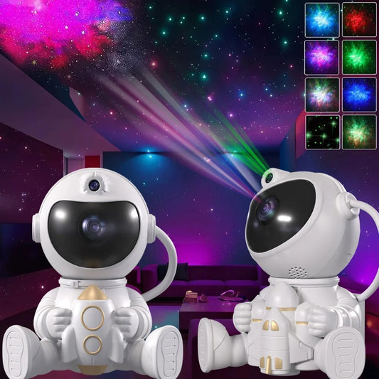 Rocket Astronaut LED Projector